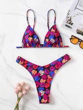 Conjunto de bikini con estampado floral